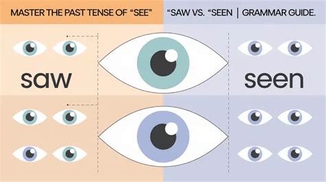 pastence of see|i seen or i saw.